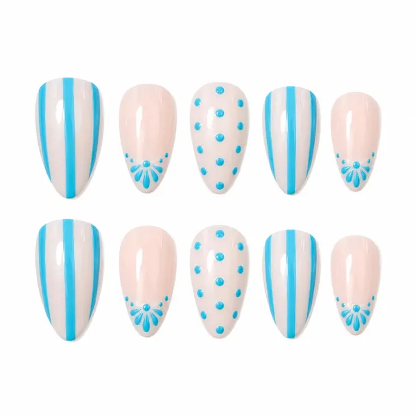 Abstract_Press_On_Nails_For_Women