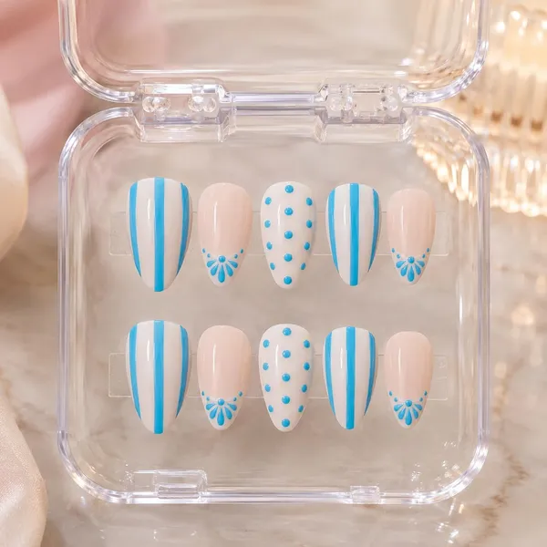 Abstract_Press_On_Nails_For_Women