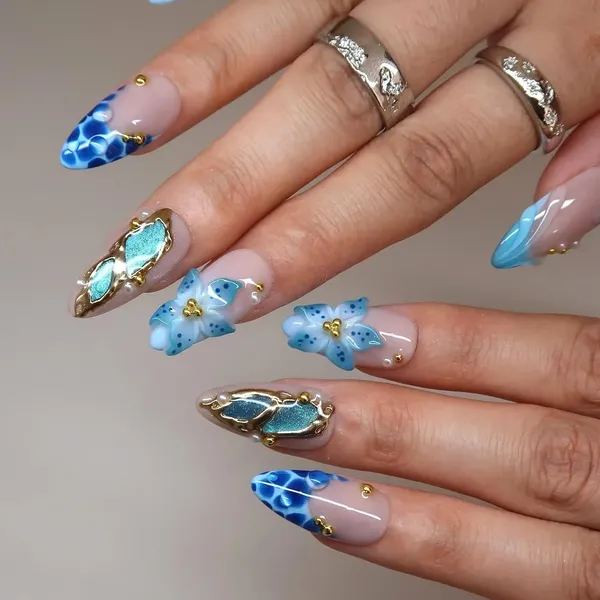Abstract_Press_On_Nails_For_Women