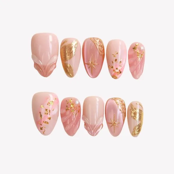 Abstract_Press_On_Nails_For_Women