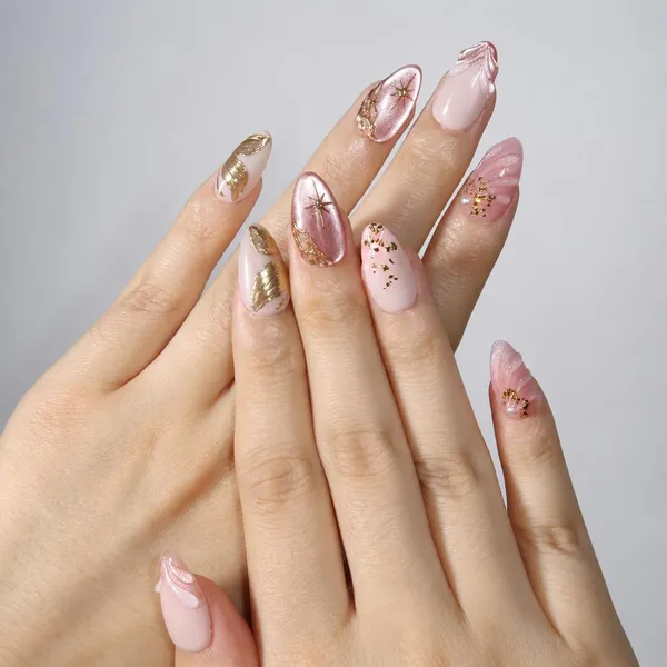Abstract_Press_On_Nails_For_Women
