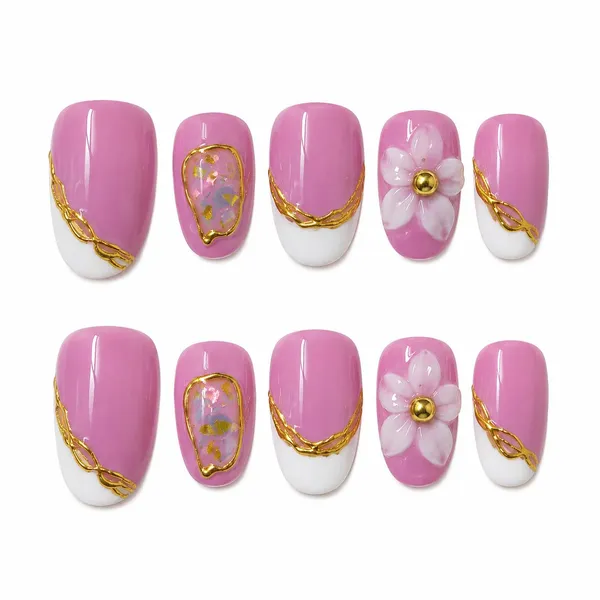 Abstract_Press_On_Nails_For_Women