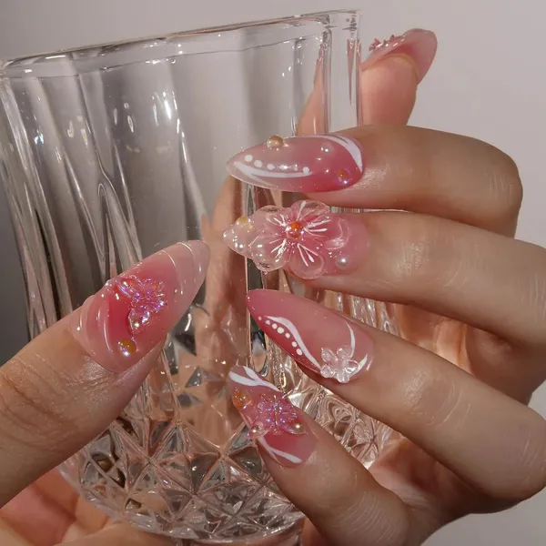 Abstract_Press_On_Nails_For_Women