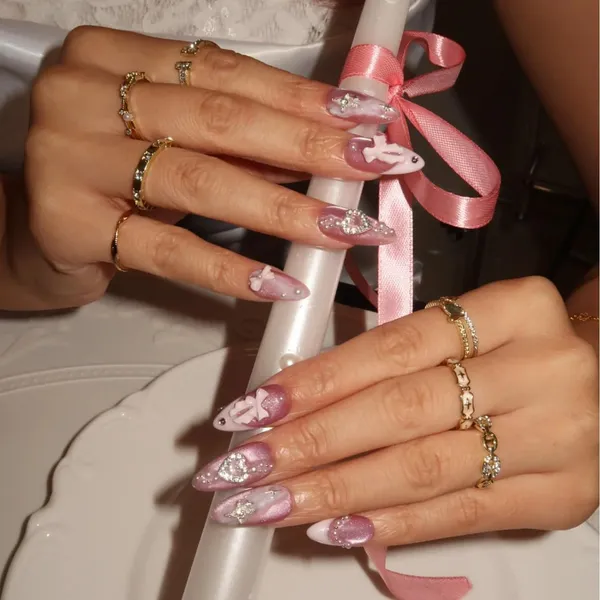 Abstract_Press_On_Nails_For_Women