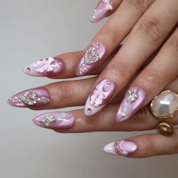 Abstract_Press_On_Nails_For_Women