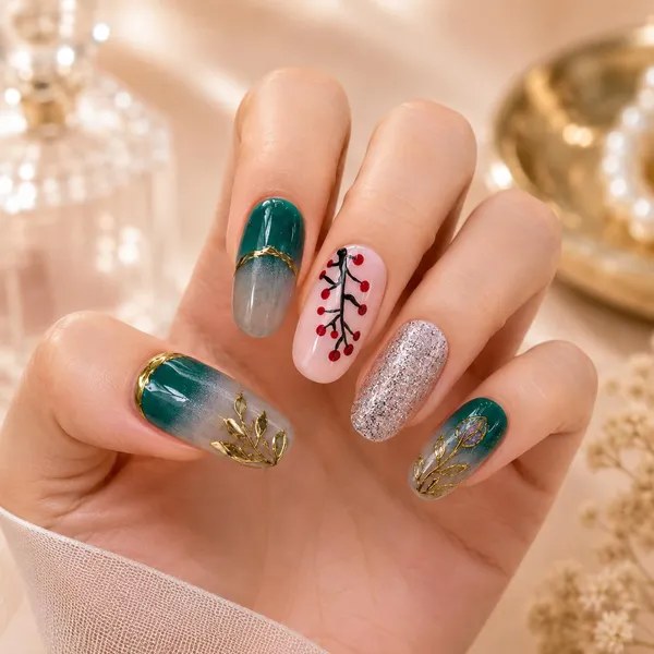 Abstract_Press_On_Nails_For_Women