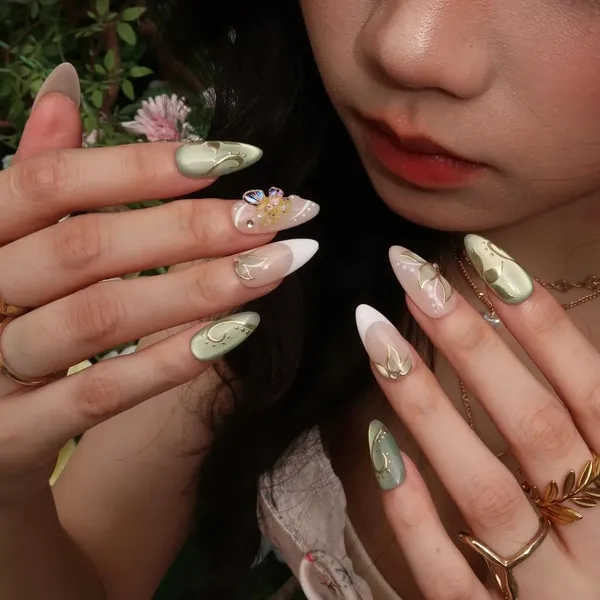 Abstract_Press_On_Nails_For_Women