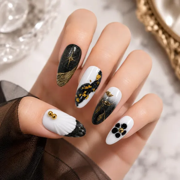 Abstract_Press_On_Nails_For_Women
