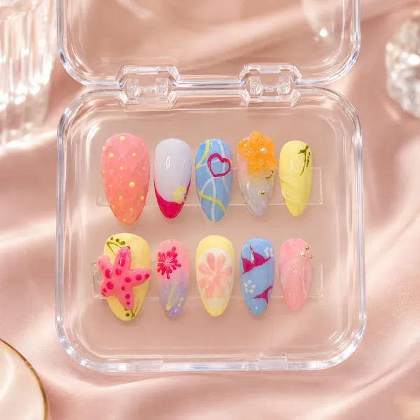 Abstract_Press_On_Nails_For_Women