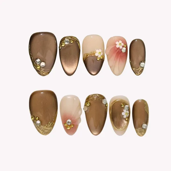 Abstract_Press_On_Nails_For_Women