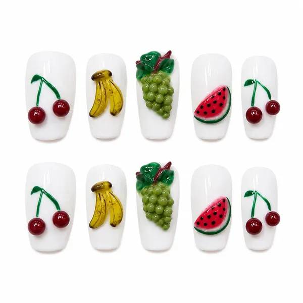 Abstract_Press_On_Nails_For_Women