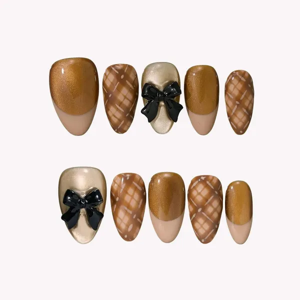 Abstract_Press_On_Nails_For_Women