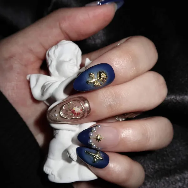 Abstract_Press_On_Nails_For_Women