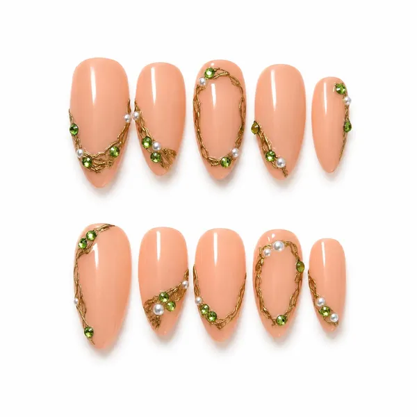 Abstract_Press_On_Nails_For_Women