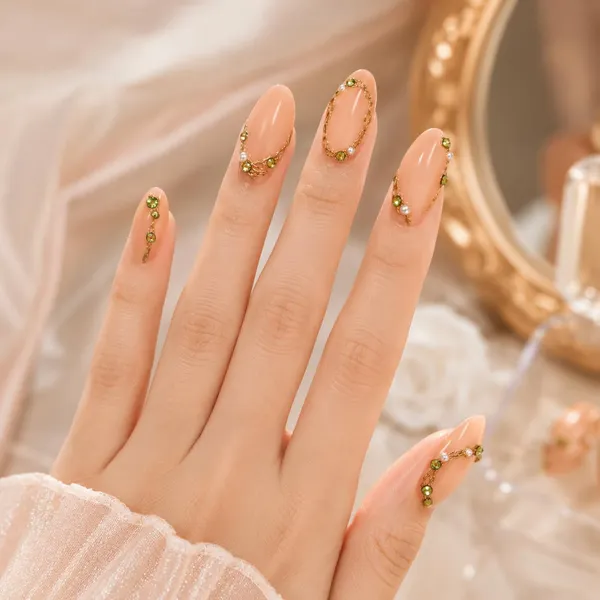 Abstract_Press_On_Nails_For_Women