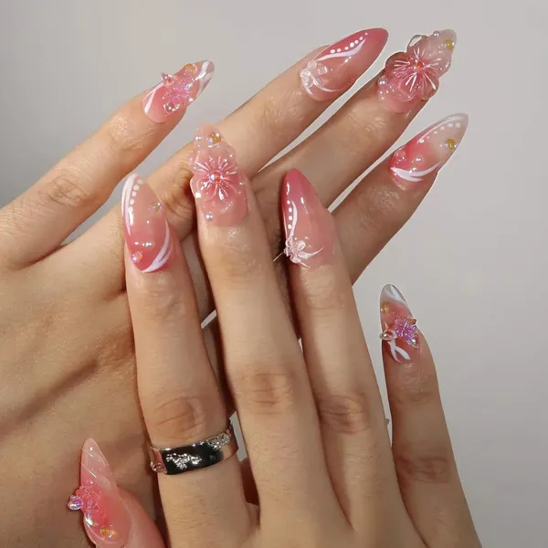 Abstract_Press_On_Nails_For_Women