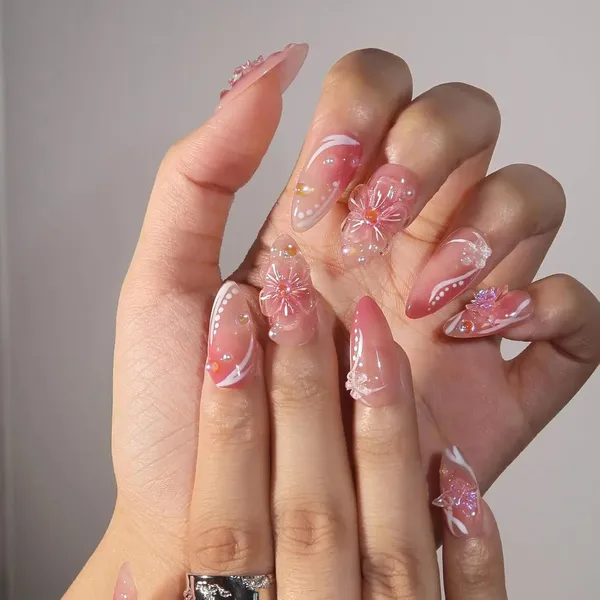 Abstract_Press_On_Nails_For_Women