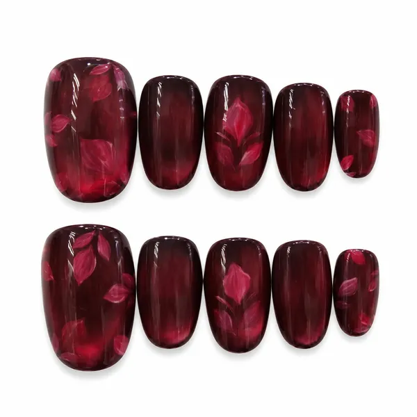 Abstract_Press_On_Nails_For_Women