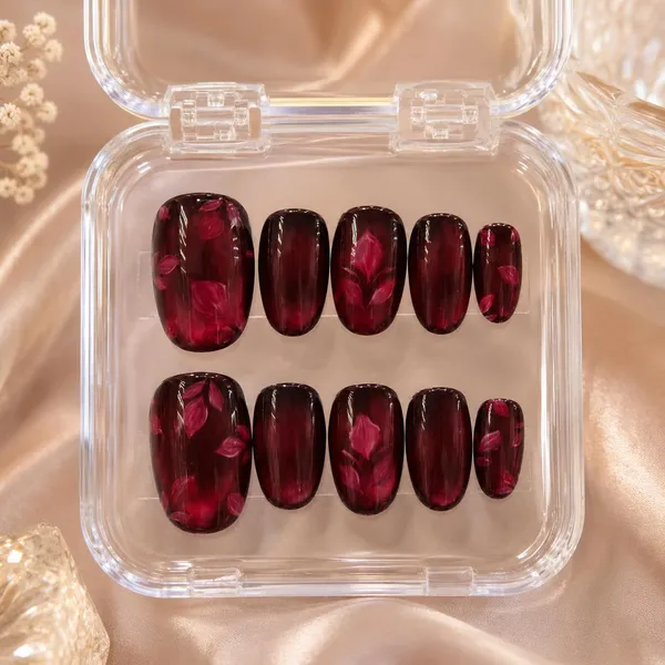 Abstract_Press_On_Nails_For_Women
