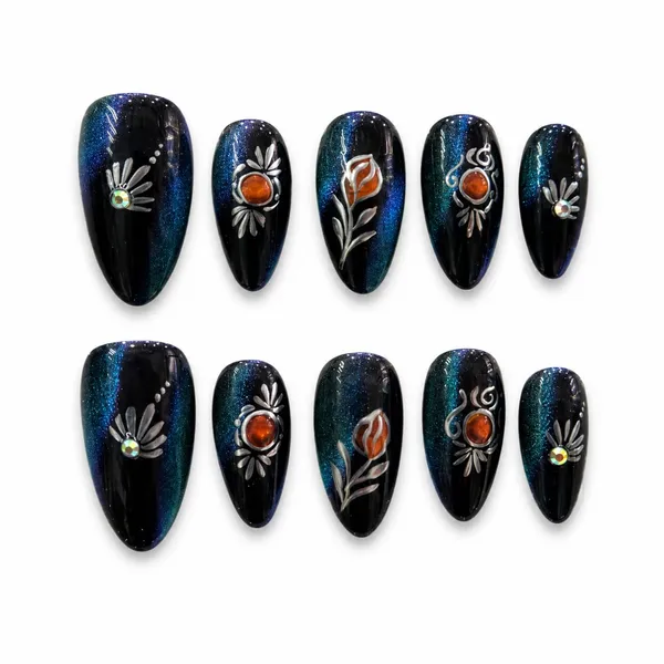 Abstract_Press_On_Nails_Kit_For_Women