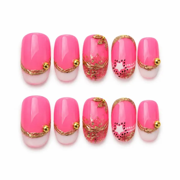 Abstract_Press_On_Nails_For_Women