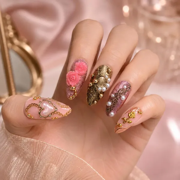 Abstract_Press_On_Nails_For_Women