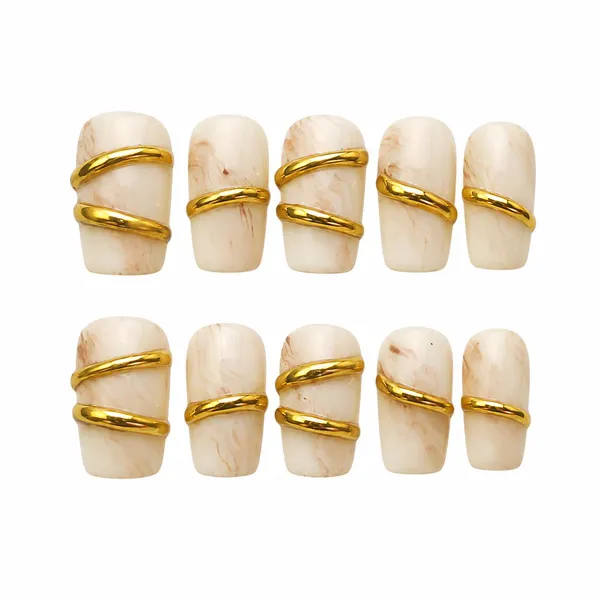 Abstract_Press_On_Nails_For_Women