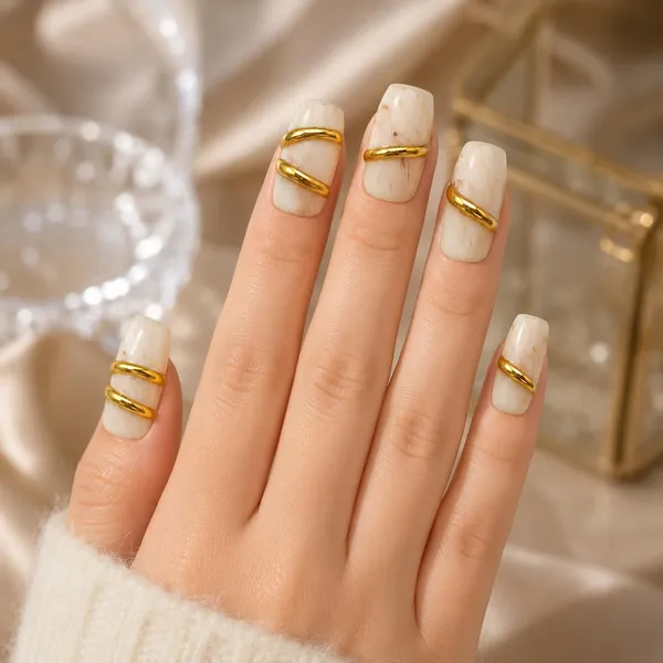 Abstract_Press_On_Nails_For_Women