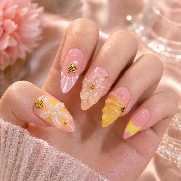 Abstract_Press_On_Nails_For_Women