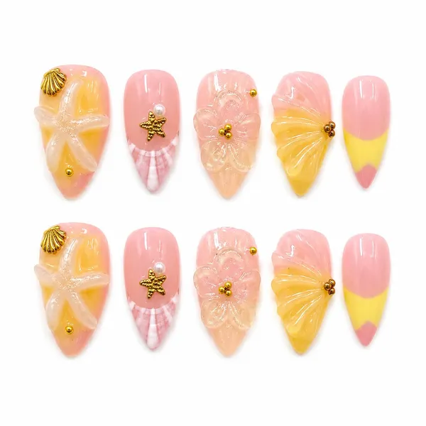 Abstract_Press_On_Nails_For_Women