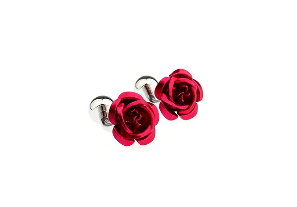 Red_Metal_Premium_Cufflinks_For_Men