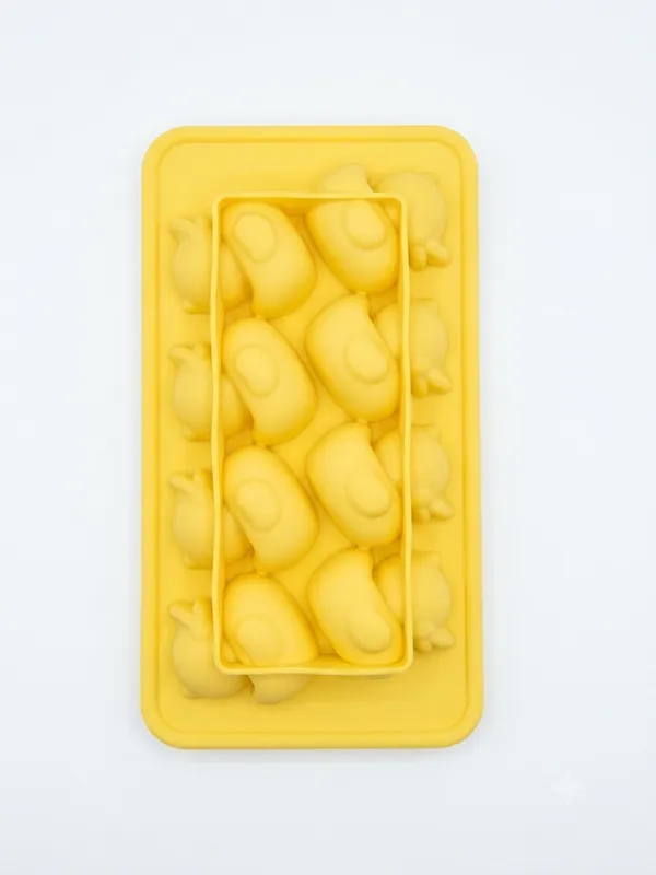 Yellow_Plastic_Premium_Ice_Tray_For_Unisex_(Adults_And_Kids)