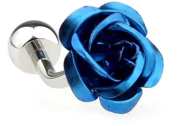 Silver_Blue_Metal_Premium_Cufflinks_For_Men