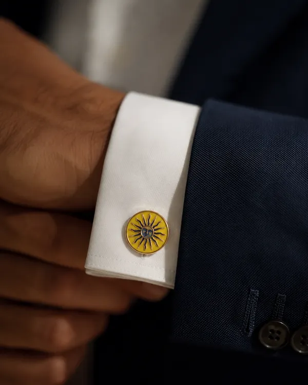 Gold_And_Yellow_Metal_Premium_Cufflinks_For_Men