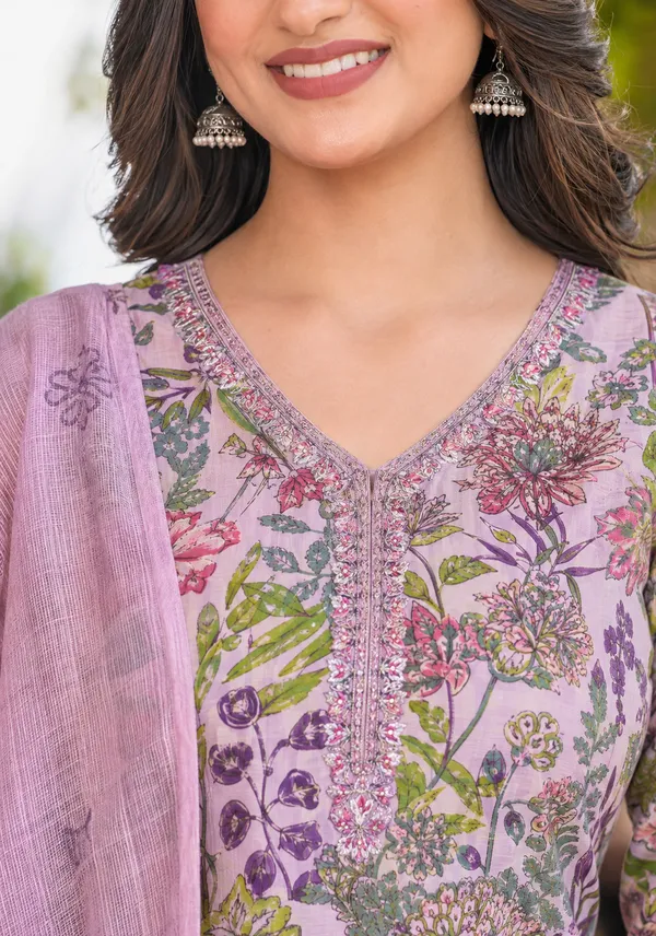 Blue_Pure_Cotton_Kurta,_Pathani_&_Dupatta_For_Women
