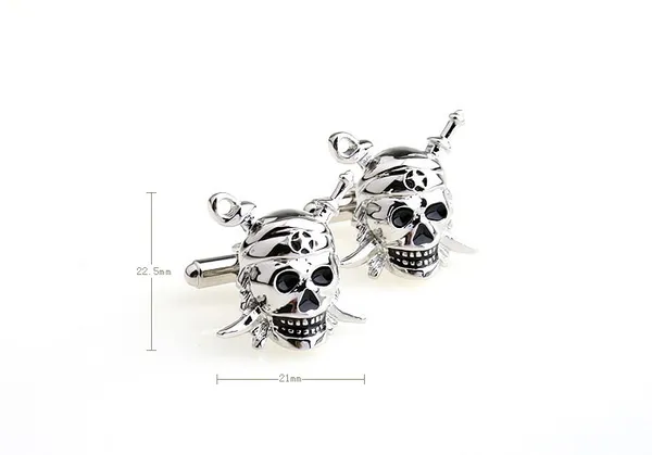 Silver_Metal_Premium_Cufflinks_For_Men