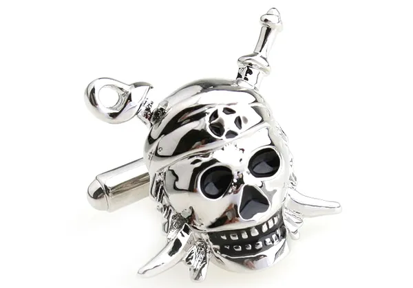 Silver_Metal_Premium_Cufflinks_For_Men