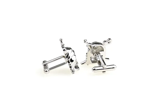 Silver_Metal_Premium_Cufflinks_For_Men