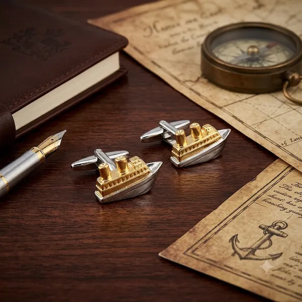 Gold_Metal_Premium_Cufflinks_For_Men
