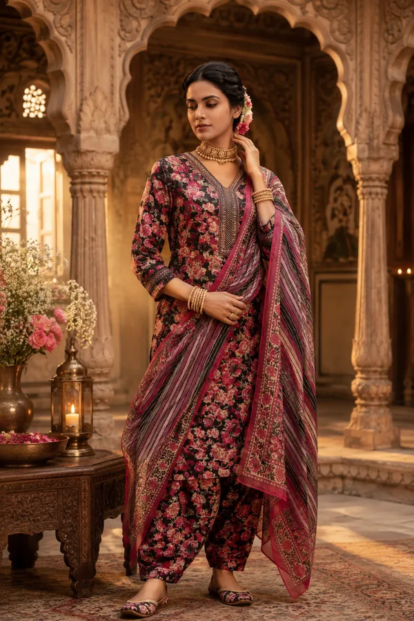 Elegant_Floral_Printed_Maroon_&_Pink_Pakistani_Suit_with_Stylish_Dupatta_–_Traditional_Ethnic_Wear