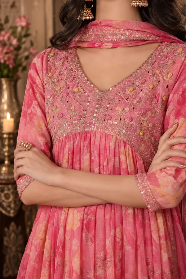 Ethnic_Beautiful_Pink_Embroidered_Anarkali_Suit_For_Women