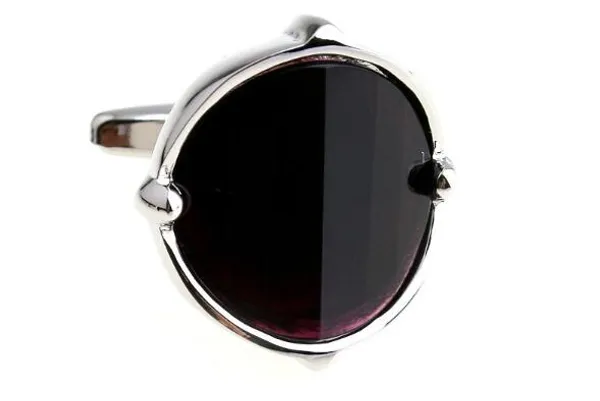 Silver_And_Black_Stainless_Steel_Premium_Cufflinks_For_Men
