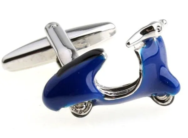 Silver_And_Blue_Metal_Premium_Cufflinks_For_Men