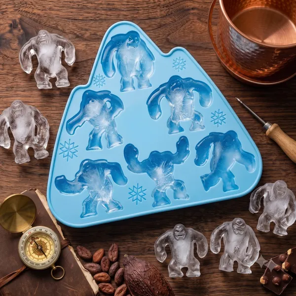 3D_Yeti_Silicone_Ice_Cube_Tray_–_6-Cavity_Abominable_Snowman_Mold_for_Whiskey,_Cocktails_&_Chocolates