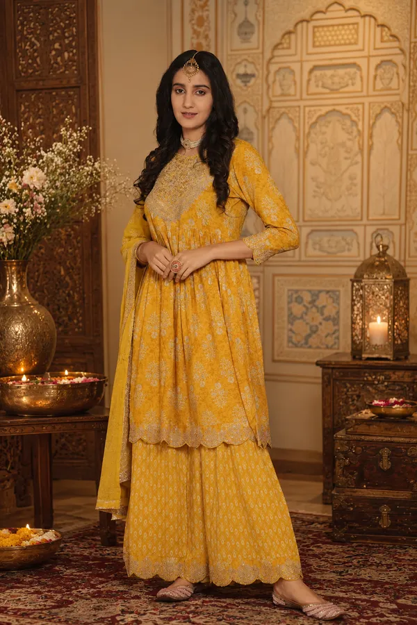 Stunning_Mustard_Yellow_Embroidered_Anarkali_Suit_For_Women
