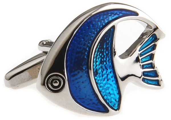 Silver_Blue_Metal_Premium_Cufflinks_For_Men