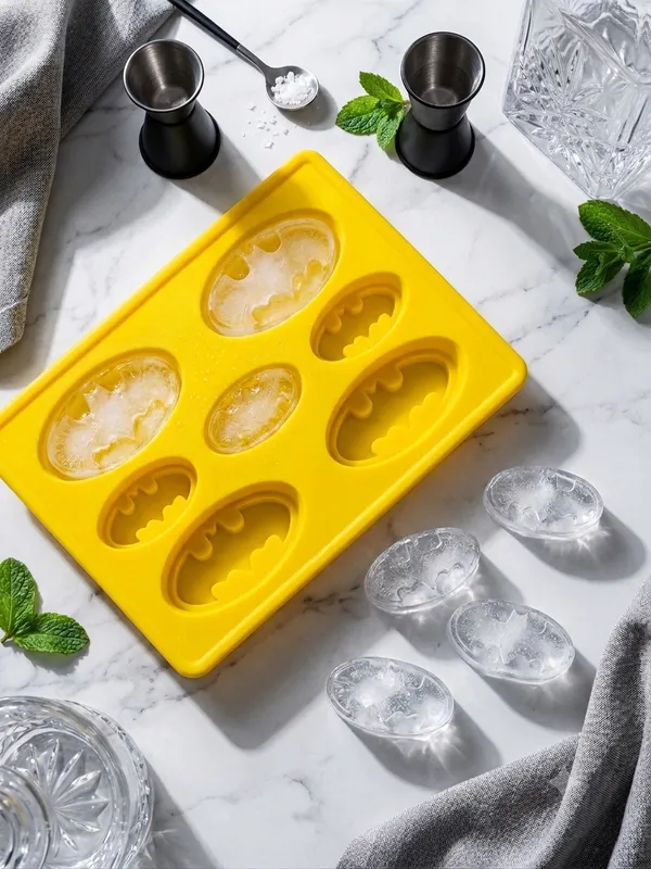 Yellow_Plastic_Premium_Ice_Tray_For_Unisex_(Adults_And_Kids)
