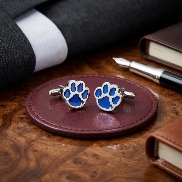 Blue_Metal_Premium_Cufflinks_For_Men