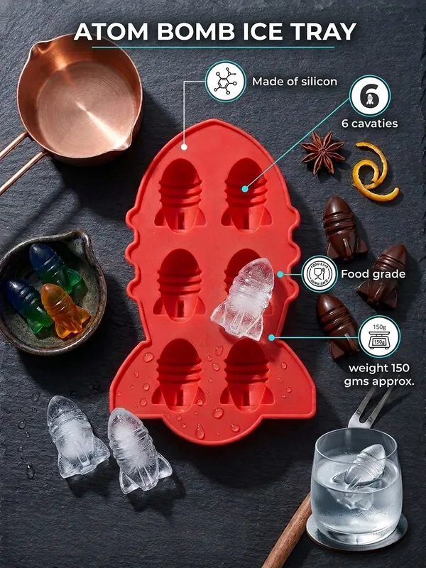 Red_Plastic_Premium_Ice_Tray_For_Unisex_(Adults_And_Kids)