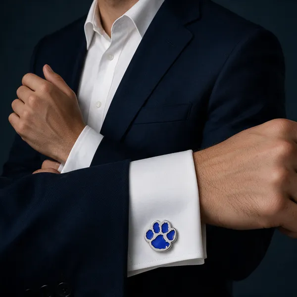 Blue_Metal_Premium_Cufflinks_For_Men